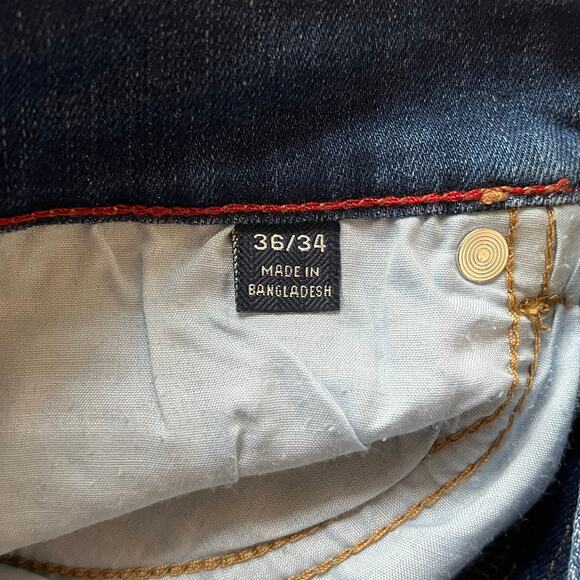 NWT! Men's Jachs New York Dark Wash Straight Leg Jean Size 36/34 - Picture 3 of 14